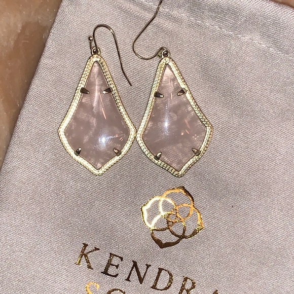 Kendra Scott Jewelry - Kendra Scott Alex Rose Quartz Earrings